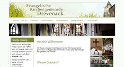 Desktop Screenshot of kirche-drevenack.de